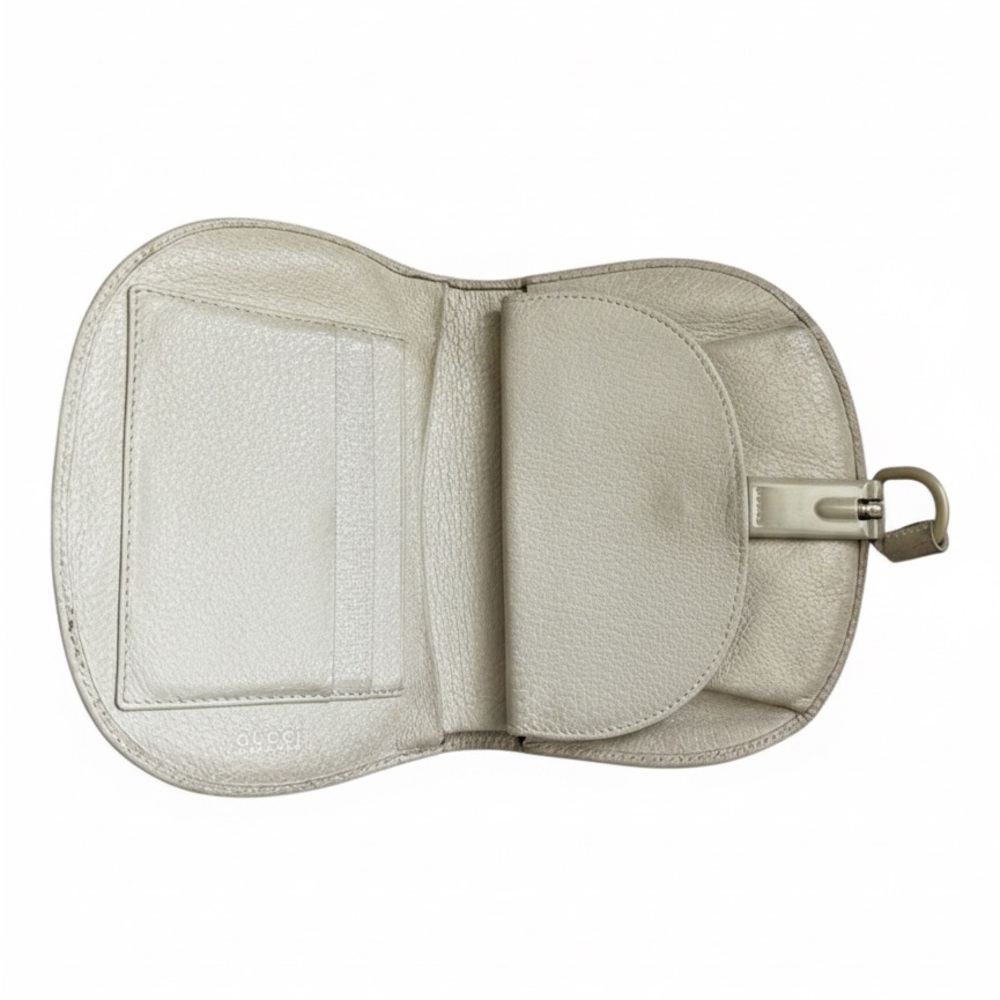 Gucci Half Moon Leather Women's Wallet - Picture 2 of 7